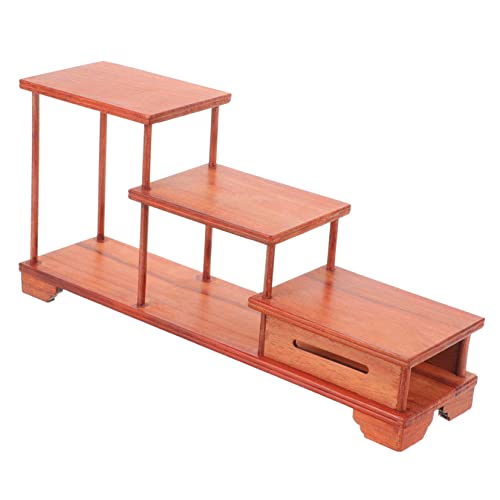 Uonlytech Stufiger Holzständer für Präsentation Robuster Display Riser Holz für Teekannen Figuren und Pflanzen für Wohnzimmer Arbeitszimmer und Dekoration Uonlytech Stufiger Holzständer für Präsentation Robuster Display Riser Holz für Teekannen Figuren und Pflanzen für Wohnzimmer Arbeitszimmer und Dekoration von Uonlytech