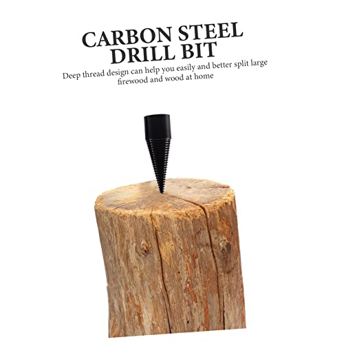 Uonlytech Teiliges Holzspalter bohrerset mit Titanbeschichtung Verschleißfest Inkl Verschiedenen Schaftformen Hochharter Kohlenstoffstahl Effizienter Brennholz bohrer für Elektrobohrer von Uonlytech