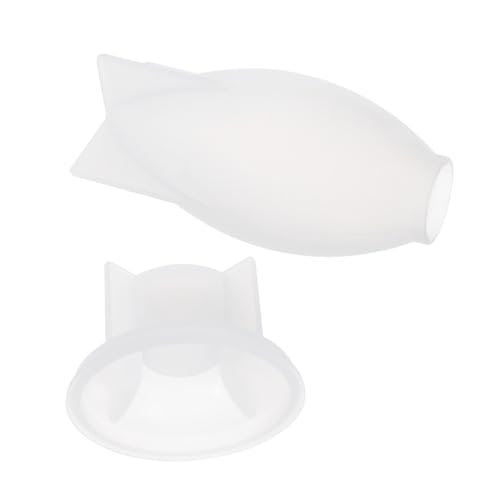 Uonlytech Teiliges Silikon-formset für Kunstharz Flexible Hitzebeständige Glühbirnenform mit Stabilem Sockel für Epoxidharzgießen Kerzenherstellung Seifenfertigung und Blumenpräparate DIY von Uonlytech