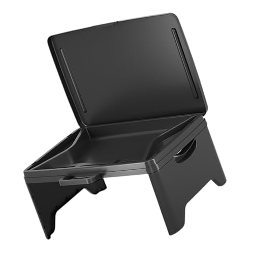 Uonlytech Tragbarer Autoschreibtisch Laptop-Tisch Schoß Mehrzweck Faltbar Über Bett Schreibtisch Gepolstert Falten Studie Tablett Laptop-Schreibtisch Reisen Couch Black Pp von Uonlytech