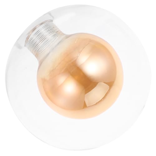 Uonlytech Transparenter Doppelglas Kugel Lampenschirm Ersatz Øcm Modernes Design für Wohnzimmer Esszimmer Schlafzimmer Deckenleuchte Beleuchtung Dekoration Einfach Montage von Uonlytech