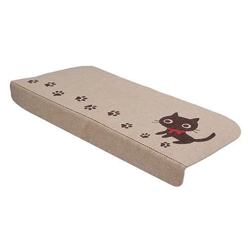 Uonlytech Treppenteppich Mit Kätzchenmuster Nicht Für Treppenstufen Geeignet Waschbar Geräuschreduzierend Zuschneidbar Beige Für Die Zu Hause Uonlytech Treppenteppich Mit Kätzchenmuster Nicht Für Treppenstufen Geeignet Waschbar Geräuschreduzierend Zuschneidbar Beige Für Die Zu Hause von Uonlytech