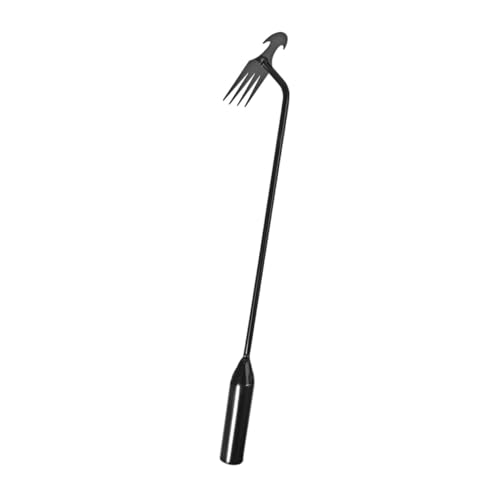 Uonlytech Manueller Unkrautstecher Aus Edelstahl Ergonomisches Gartenwerkzeug Mit Zähnen Und Rutschfestem Griff Lang Für Effektives Entfernen Von Unkraut Ihrem Garten von Uonlytech