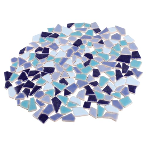Uonlytech Unregelmäßige Flache Keramik Mosaikfliesen Bunte DIY Bastelstücke für Kreative Kunstdekoration Bilderrahmen Vasen Schmuck und Heimaccessoires Uonlytech Unregelmäßige Flache Keramik Mosaikfliesen Bunte DIY Bastelstücke für Kreative Kunstdekoration Bilderrahmen Vasen Schmuck und Heimaccessoires von Uonlytech