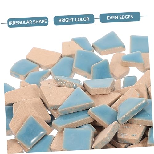 Uonlytech Unregelmäßige Keramische Mosaiksteine Packung in Himmelblau DIY Bastelsteine mit Glasiertem Finish für Dekorative Handwerksprojekte und Kreative Heimgestaltung Uonlytech Unregelmäßige Keramische Mosaiksteine Packung in Himmelblau DIY Bastelsteine mit Glasiertem Finish für Dekorative Handwerksprojekte und Kreative Heimgestaltung von Uonlytech