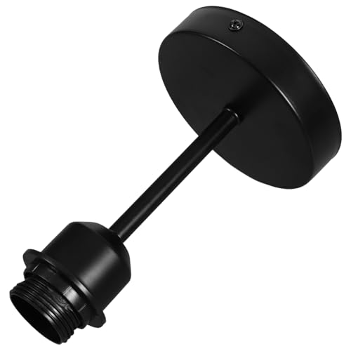 Uonlytech Vintage Lampenfassung für Deckenleuchten Schwarz Robuste Metallkonstruktion für DIY Beleuchtungsprojekte Vielseitig Einsetzbar für Wohn und Flurbereich Uonlytech Vintage Lampenfassung für Deckenleuchten Schwarz Robuste Metallkonstruktion für DIY Beleuchtungsprojekte Vielseitig Einsetzbar für Wohn und Flurbereich von Uonlytech