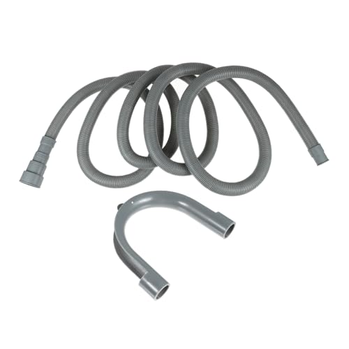 Uonlytech Waschmaschinen Zulaufschlauch Verlängerungsschlauch PVC Wasserschlauch mit Haken Anschluss für Automatische Waschmaschinen Einfache Installation Dicht und Langlebig von Uonlytech