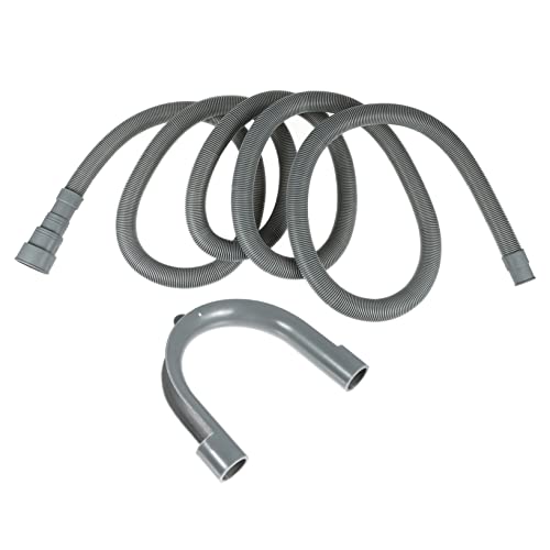 Uonlytech Waschmaschinenschlauch Erweiterungsschlauch PVC mit U Form für Automatische Waschmaschinen Korrosionsbeständig Einfache Installation Leckfreie Verbindung Vielseitig Uonlytech Waschmaschinenschlauch Erweiterungsschlauch PVC mit U Form für Automatische Waschmaschinen Korrosionsbeständig Einfache Installation Leckfreie Verbindung Vielseitig von Uonlytech