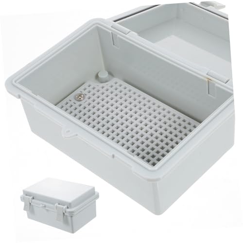 Uonlytech Wasserdichte Outdoor Verteilerbox aus Robustem Abs mit Klappbarem Deckel und Montageplatte Elektrische Abzweigdose für DIY Elektronik Staub Spritzwassergeschützt für Vielseitigen Uonlytech Wasserdichte Outdoor Verteilerbox aus Robustem Abs mit Klappbarem Deckel und Montageplatte Elektrische Abzweigdose für DIY Elektronik Staub Spritzwassergeschützt für Vielseitigen von Uonlytech