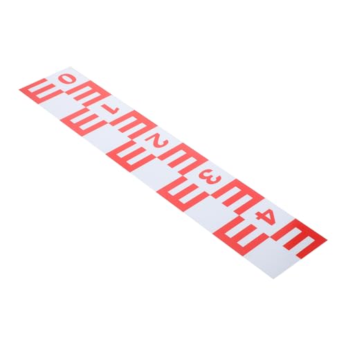 Uonlytech Wasserspiegelanzeige Selbstklebend Reflektierendes Wasserstandsmessgerät Aluminium Langlebig Leicht Ablesbar und Praktisch für und Teiche von Uonlytech
