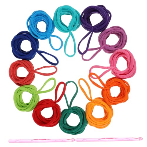 Uonlytech Webstuhl-nachfüllschlaufen Für Topflappen Webschlaufen Aus Polyester Und Kunststoff Webstuhl Mehrere Farben Loops Für Bastelprojekte Elastische Seile Für Hand-Auge-koordination von Uonlytech