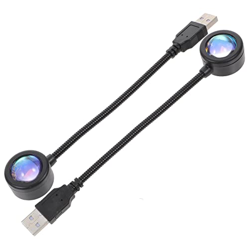 Uonlytech 2 Stücke Sonnenuntergang Lampe USB Projektion Nachtlicht für Schlafzimmer Uonlytech 2 Stücke Sonnenuntergang Lampe USB Projektion Nachtlicht für Schlafzimmer von Uonlytech