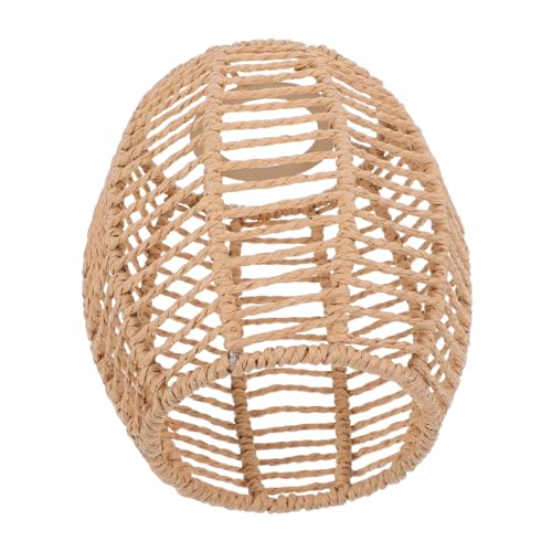 Uonlytech Woven Lampenschirm Boho Stil Handgefertigt Papierseil Retro Hängelampe Sockel Sanftes Licht Für Restaurant Hotel Wohnzimmer Uonlytech Woven Lampenschirm Boho Stil Handgefertigt Papierseil Retro Hängelampe Sockel Sanftes Licht Für Restaurant Hotel Wohnzimmer von Uonlytech