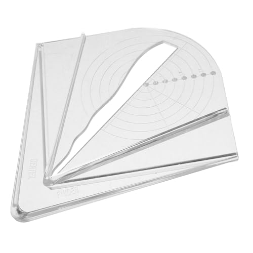 Uonlytech Zentriermaßstab für Holzbearbeitung Langlebiges Leichtes Zentrum-markierungswerkzeug Präziser Zirkelzeichner für Drechselarbeiten für DIY und Professionelle von Uonlytech