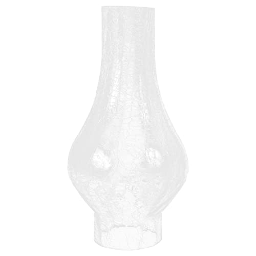 Uonlytech Zylinder Lampenglas Vesta Schirm Petroschirm Glasschirm Öllampe Glaszylinder Lampenschirm Glas Ersatzschirm Ersatzglas Lampenabdeckung für Öllampe Wandlampe Petroleumlampe Transparent von Uonlytech
