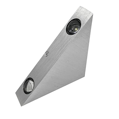 Uonlytech -dreieck-wandleuchte - Moderne 3-w-aluminium-wandlampe - Warmes Nachtlicht Für Schlafzimmer - Dekorative Wohnraumbeleuchtung von Uonlytech