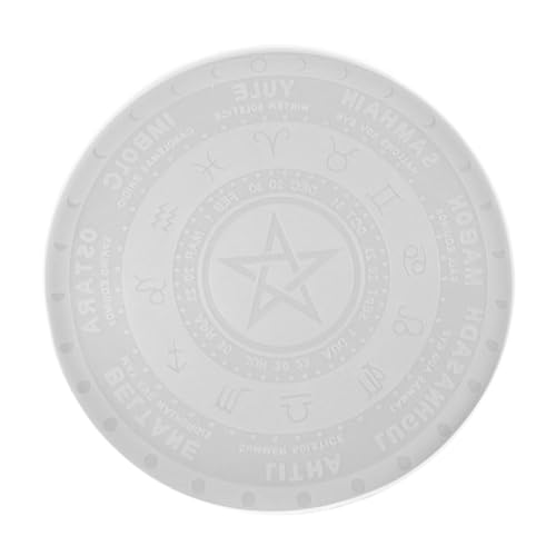Uonlytech einfache Form Badeformen Herstellung Fondant Epoxid Untersetzer Formen Silikon sterben DIY manuelle Form Silikonform kreative Kristall-Epoxy-Form Kieselgel Weiß von Uonlytech