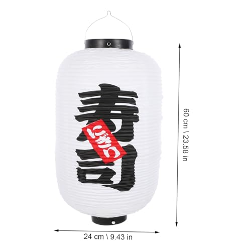 Uonlytech wasserdichte Japanische Laterne Hängend Traditionelle Sushi Dekoration Für Restaurant Garten Bar Weiß Uonlytech wasserdichte Japanische Laterne Hängend Traditionelle Sushi Dekoration Für Restaurant Garten Bar Weiß von Uonlytech