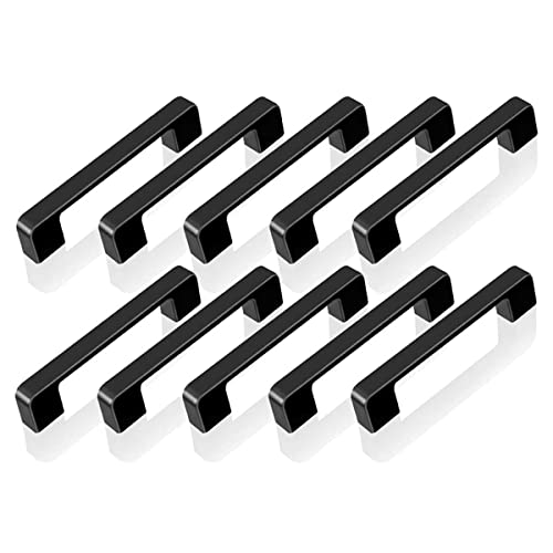 Uooduby 10 Schwarze Griffe für MöBelknöPfe und Griffe, KüChengriffe, SchubladenknöPfe, Schrankgriffe, 96 Mm Uooduby 10 Schwarze Griffe für MöBelknöPfe und Griffe, KüChengriffe, SchubladenknöPfe, Schrankgriffe, 96 Mm von Uooduby