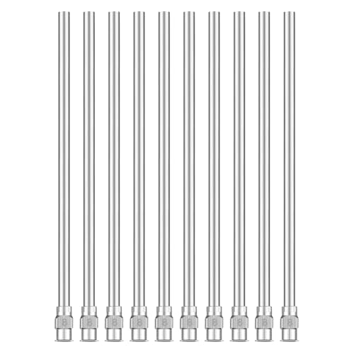 Uooduby 10 Stück Dosiernadeln mit Stumpfer Spitze, 4, 12 Gauge, Stumpfe Nadeln Aus Edelstahl, Flüssigkeitsapplikator, 8G Uooduby 10 Stück Dosiernadeln mit Stumpfer Spitze, 4, 12 Gauge, Stumpfe Nadeln Aus Edelstahl, Flüssigkeitsapplikator, 8G von Uooduby