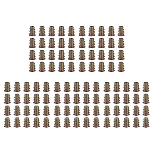 Uooduby 100 Stück M6X15Mm Innensechskantmutter mit Gewindeeinsatz für von Uooduby