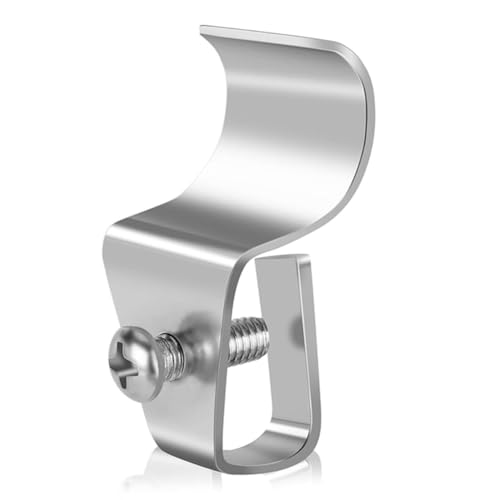 Uooduby 10er-Pack Seitliche Vinyl-Aufhänger, Seitliche Vinyl-Clip-Haken, für Blinklicht, Schlaufe, Keine Beschädigung, Wetterfest - Seitliche Haken für Zuhause von Uooduby