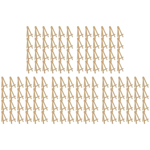 Uooduby 120 Stück 12,7 cm Mini Ständer, Staffeleien, Tisch Ständer, Geeignet für Kinder, Visiten Karten Uooduby 120 Stück 12,7 cm Mini Ständer, Staffeleien, Tisch Ständer, Geeignet für Kinder, Visiten Karten von Uooduby