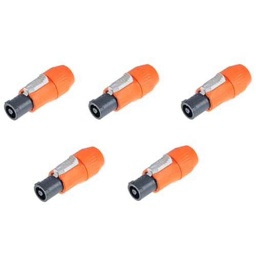 Uooduby 20 A 3-Adrig, Wasserdicht, Flammhemmend, LED-Anzeige, Luftfahrt-Netzstecker, Bühnenbeleuchtung, Strahllicht, Steckdosenkopf, Einfach zu Installieren C von Uooduby