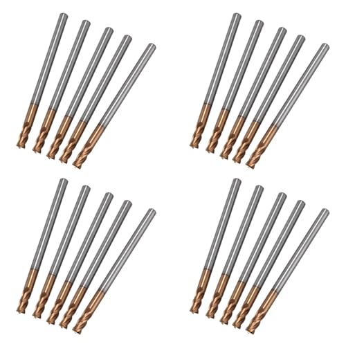 Uooduby 20 Stücke 3Mm VHM Schaft Fräser Schaft Fräser D3X8XD4X50L 4Flute Seiten Fräsen Nuten Profilierung Plan Fräser Standard LäNge Uooduby 20 Stücke 3Mm VHM Schaft Fräser Schaft Fräser D3X8XD4X50L 4Flute Seiten Fräsen Nuten Profilierung Plan Fräser Standard LäNge von Uooduby