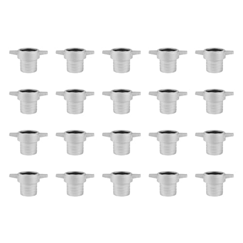 Uooduby 20 x Wasserpumpen-Armaturen, 5,1 cm, Aluminium-Rohrverbindungsschlüssel mit Gummidichtung, Pumpenanschluss, Rohrverschraubung Uooduby 20 x Wasserpumpen-Armaturen, 5,1 cm, Aluminium-Rohrverbindungsschlüssel mit Gummidichtung, Pumpenanschluss, Rohrverschraubung von Uooduby