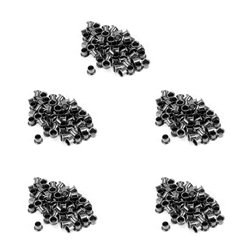 Uooduby 250 Stücke ÖSen für DIY Kydex Scheide 7 mm Niet Handwerkzeug Teile ÖSe Locher Werkzeug Kit von Uooduby