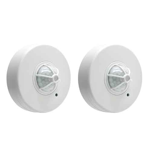 Uooduby 2X Bewegungssensor,3 Detektoren 360 Grad Decke Pir Bewegungssensor Lichtschalter 110-240V für Badezimmer Uooduby 2X Bewegungssensor,3 Detektoren 360 Grad Decke Pir Bewegungssensor Lichtschalter 110-240V für Badezimmer von Uooduby