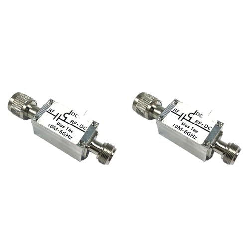 Uooduby 2X Bias Bias Tee 10 MHz-6000 MHz 6G Hz Breitband-Einspeisung -Blocker-Isolator und Leiter OF/HAM Radio RTL SDR LNA VerstäRker Uooduby 2X Bias Bias Tee 10 MHz-6000 MHz 6G Hz Breitband-Einspeisung -Blocker-Isolator und Leiter OF/HAM Radio RTL SDR LNA VerstäRker von Uooduby