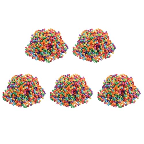 Uooduby 3000 Stück Gemischte Kunststoff Perlen 9Mm X 6Mm (3/8 X 2/8) von Uooduby