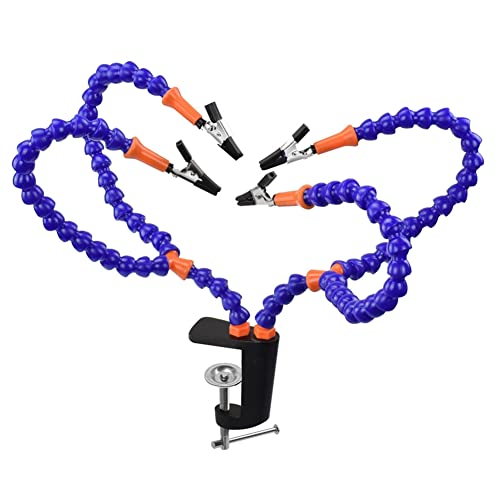 Uooduby 4 StüCke Flexibler Arm, Helfende HäNde, Dritte Hand, LöT Werkzeug, Leiter Platten Halter, SchweißStäNder für die Reparatur Von Leiter Platten von Uooduby