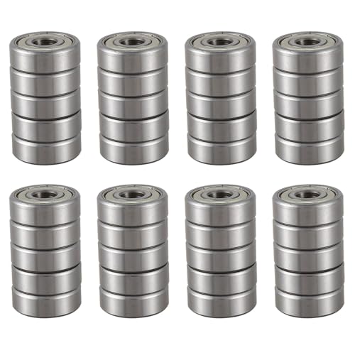 Uooduby 40 Stücke 628Z 8X24X8Mm Miniatur Kugellager 8 X 24 X 8Mm 628Z von Uooduby