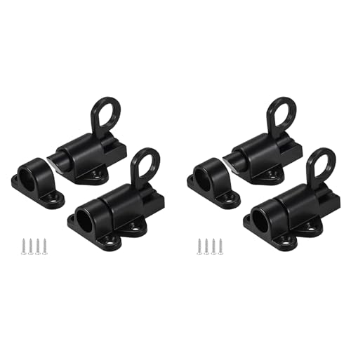 Uooduby 4Er-Pack Federbelastete Schiebeverriegelung, Verwendet für Automatisches TüRschließEn, Automatisches SchiebetüRschloss mit Pistolenlaufverriegelung Uooduby 4Er-Pack Federbelastete Schiebeverriegelung, Verwendet für Automatisches TüRschließEn, Automatisches SchiebetüRschloss mit Pistolenlaufverriegelung von Uooduby