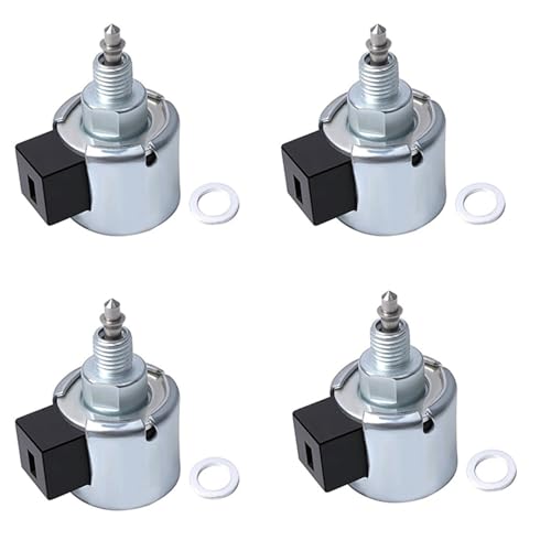 Uooduby 4X 846639 Kraftstoff Absperren Magnet Ventil, Geeignet für und Stratton Rasen Garten Ausrüstung Motoren von Uooduby