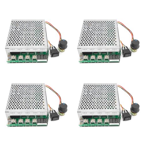 Uooduby 4X DC 10-55V 100A 3000W Motor Dreh Zahlregler Reversible PWM Steuerung VorwäRts und RückwäRts Regler von Uooduby