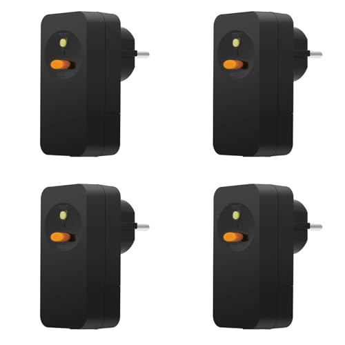 Uooduby 4X FI-Schutzschalter Personenschutzstecker Ersatzstecker 10mA Fehlerstromschutzschalter 16Amp EU Stecker Uooduby 4X FI-Schutzschalter Personenschutzstecker Ersatzstecker 10mA Fehlerstromschutzschalter 16Amp EU Stecker von Uooduby