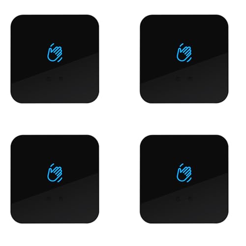 Uooduby 4X Infrarot-Installation, Kontaktloses Infrarot-Türschloss, Kein Berührungssensor, Ausgangstaste, IR-Türöffner, Türklingelschalter A von Uooduby