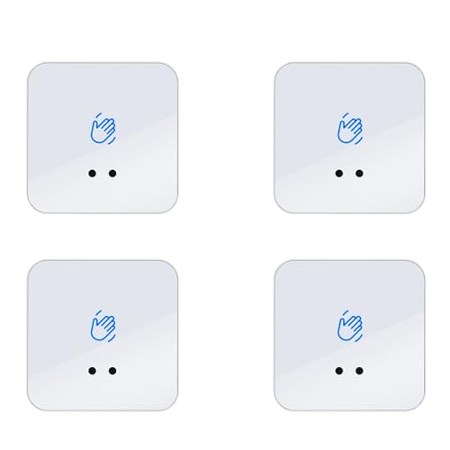 Uooduby 4X Infrarot-Installation, Kontaktloses Infrarot-Türschloss, Kein Berührungssensor, Ausgangstaste, IR-Türöffner, Türklingelschalter B von Uooduby