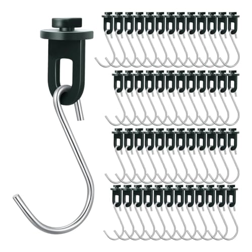 Uooduby 50 Stück Gewächshaken Hänger Gewächshaus Twist Clips Set Kit Gewächshaus Befestigungsclips mit Haken Set für das Aufhängen Von Pflanzen im Garten von Uooduby