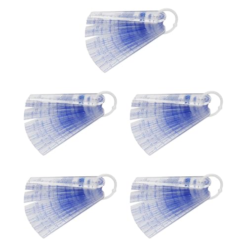 Uooduby 5X Fühlerlehre Aus Kunststoff, 0,05 mm Bis 3 Mm, Metrisches Spaltmessgerät, 21 Blatt Uooduby 5X Fühlerlehre Aus Kunststoff, 0,05 mm Bis 3 Mm, Metrisches Spaltmessgerät, 21 Blatt von Uooduby