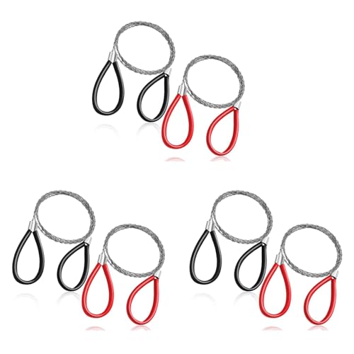 Uooduby 6 StüCk PVC-RohrkabelsäGe Edelstahl-DrahtsäGe Handtaschen-SchnurseilsäGe Notfall-Survival-DrahtsäGe-Schneidwerkzeug von Uooduby