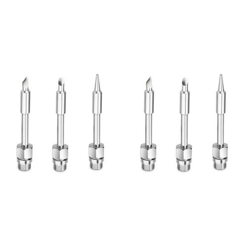 Uooduby 6 Stück USB-LöTkolbenspitzen, SchweißWerkzeuge, 8 W LöTspitze für USB-LöTkolben, Elektrische LöTkolben-Reparatur Uooduby 6 Stück USB-LöTkolbenspitzen, SchweißWerkzeuge, 8 W LöTspitze für USB-LöTkolben, Elektrische LöTkolben-Reparatur von Uooduby