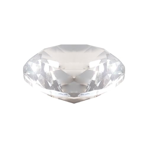 Uooduby 60 mm -Kristall-Diamant-Briefbeschwerer, Dekorativer Regenbogen-Maker, Prisma, Glasdiamanten, Hochzeitszimmer-Desktop-Ornamente, Einfache Installation, Einfach zu Verwenden. von Uooduby