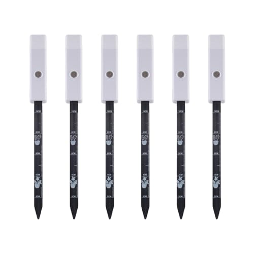 Uooduby 6X Automatisches Boden Feuchte Messgerät für Pflanzen, Pflanzen Feuchte Messgerät, Pflanzen Wasser Messgerät, Pflanzen Boden Feuchte Messgerät von Uooduby