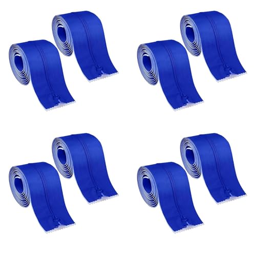 Uooduby 8 Rollen Hochleistungs-Reißverschluss Staubschutz-Reißverschluss 3 X 7 Fuß Konstruktions-Reißverschluss Selbstklebender Reißverschluss für Gewächshäuser von Uooduby