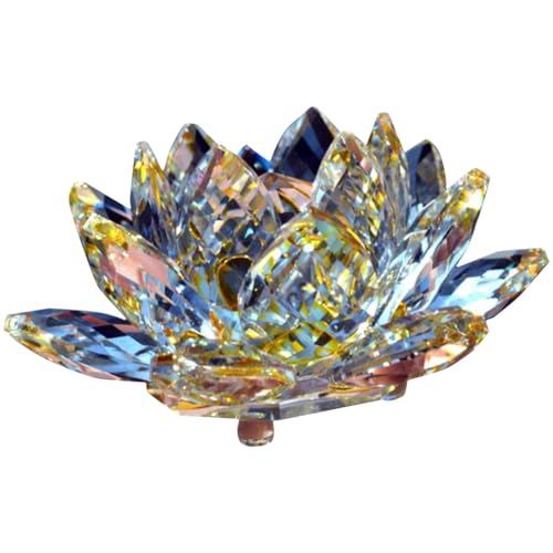 Uooduby C Lotusblüten-, Glas, Bastelkollektion, Briefbeschwerer, Tischdekoration, Souvenir, Geschenk von Uooduby
